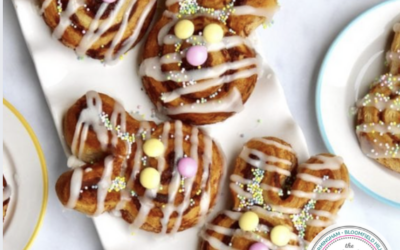 Cinnamon Roll Easter Bunnies!